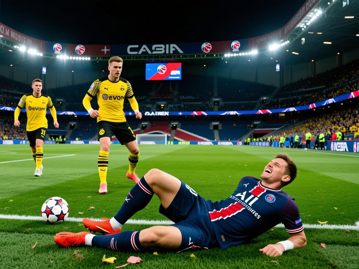 巴黎圣日耳曼惨败多特蒙德,提前出局欧冠! 第4张