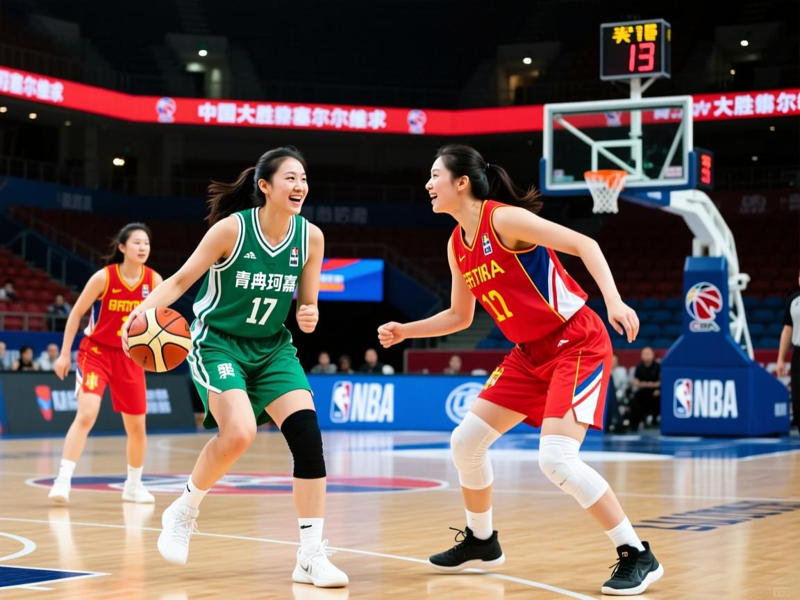 国青女篮挑战赛集锦冉珂嘉23+17，中国大胜塞尔维亚  第3张