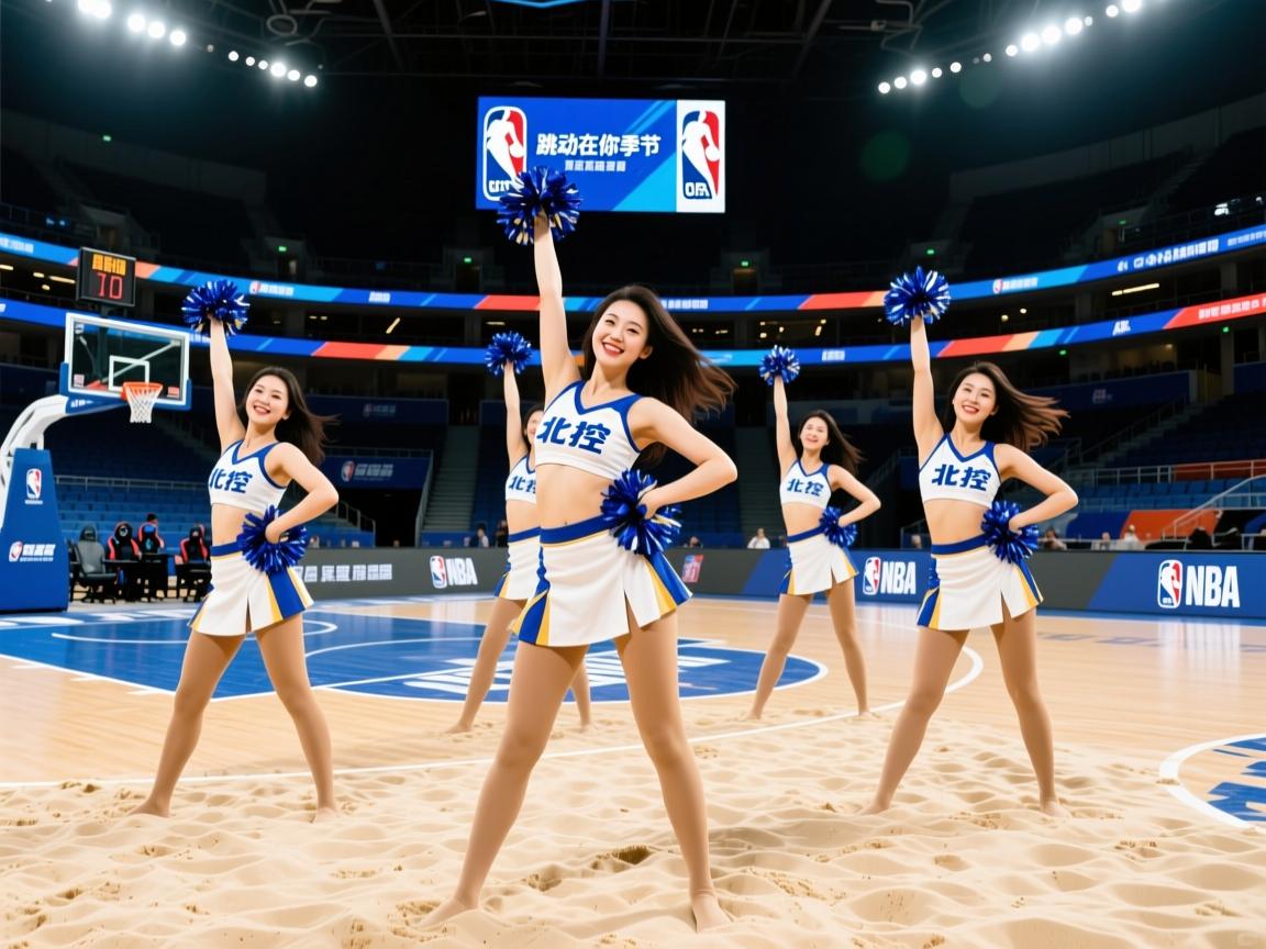 北控啦啦队分享沙滩舞蹈我的心还没停歇，跳动在你季节里面  第4张