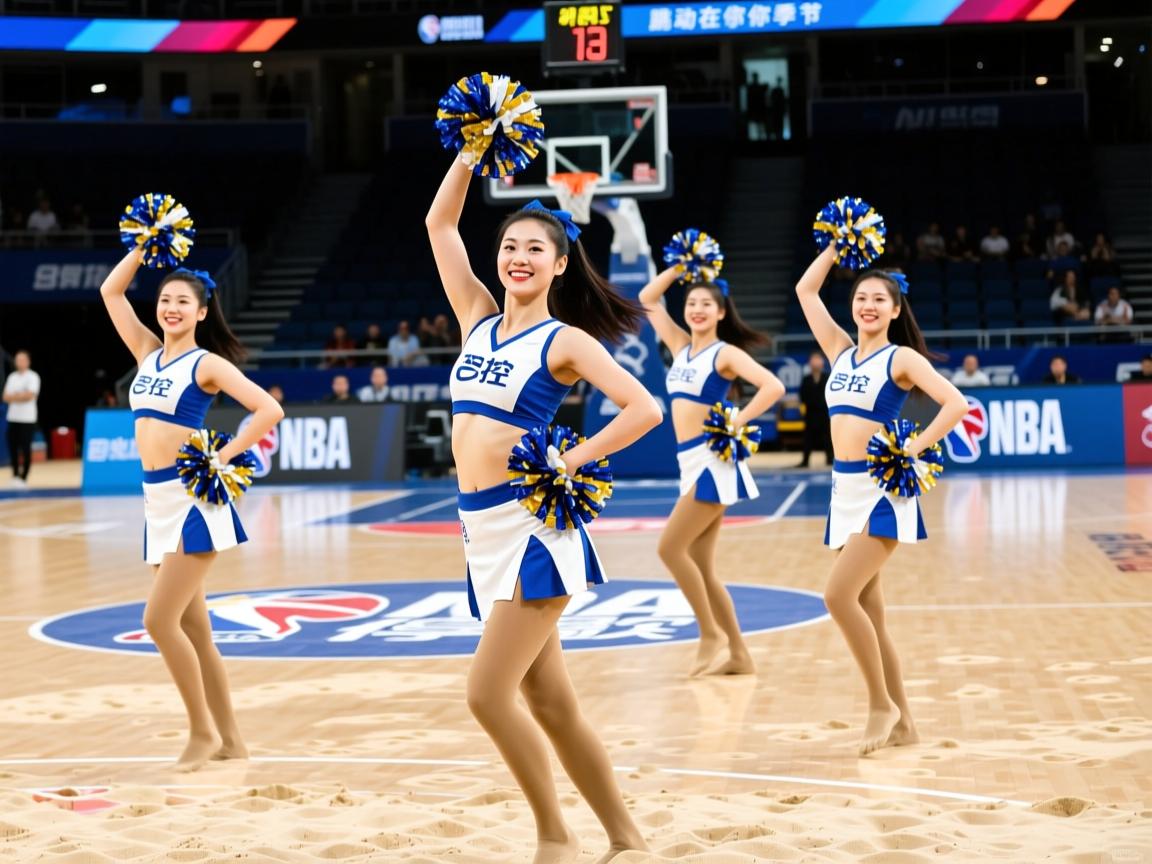 北控啦啦队分享沙滩舞蹈我的心还没停歇，跳动在你季节里面  第2张