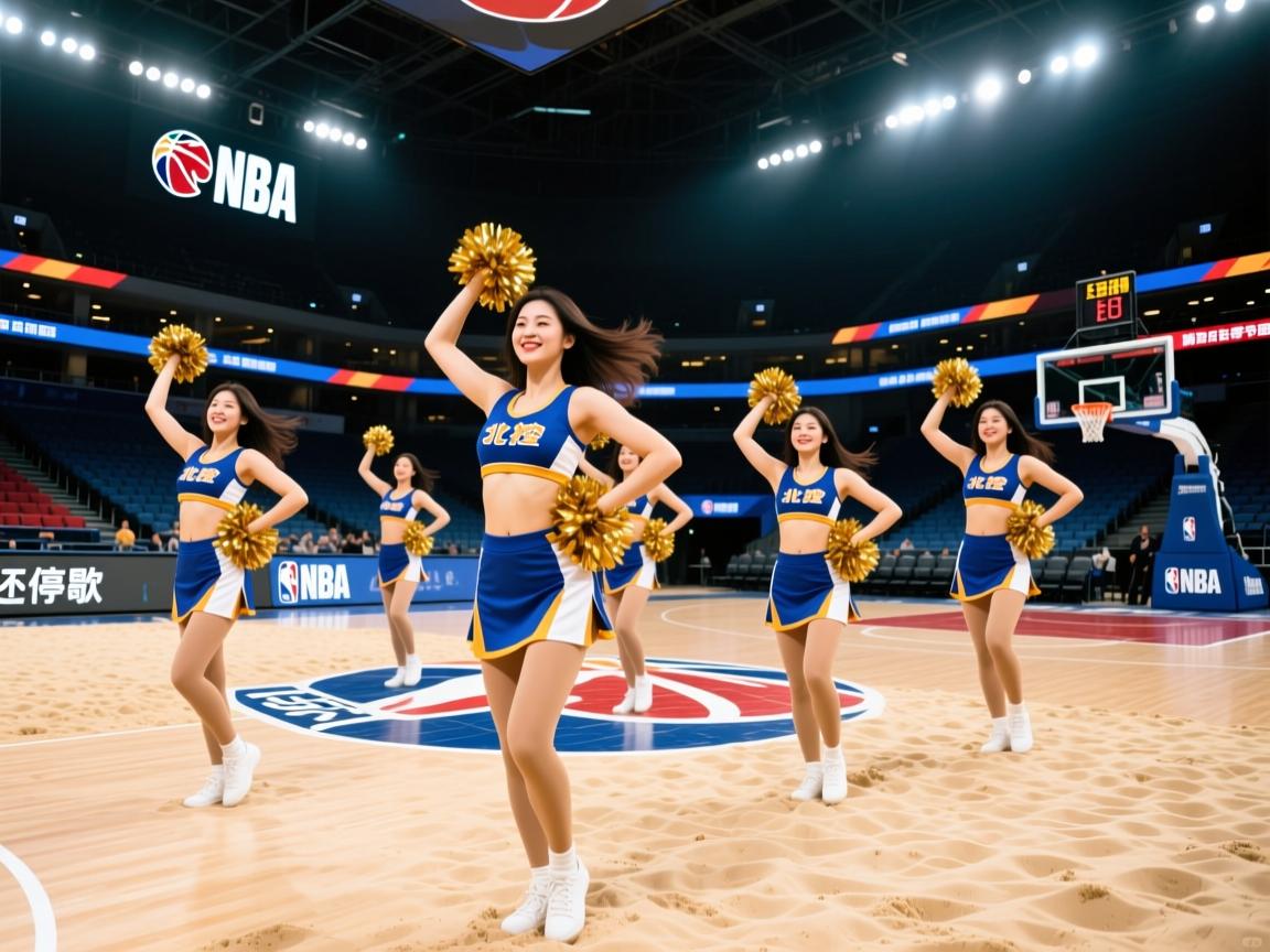 北控啦啦队分享沙滩舞蹈我的心还没停歇，跳动在你季节里面  第4张